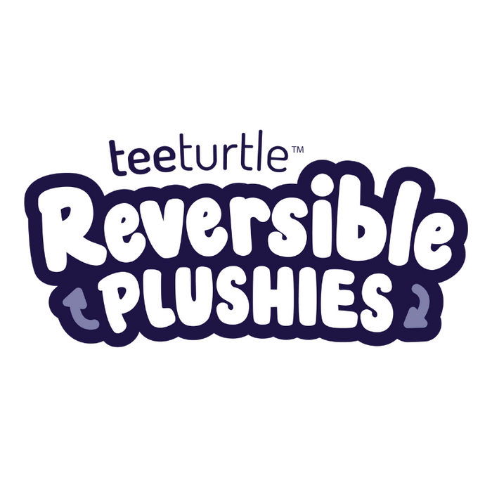 TeeTurtle's reversible plushies, known as mood plushies, include the adorable TeeTurtle Reversible Wolf Plushie (Gray).