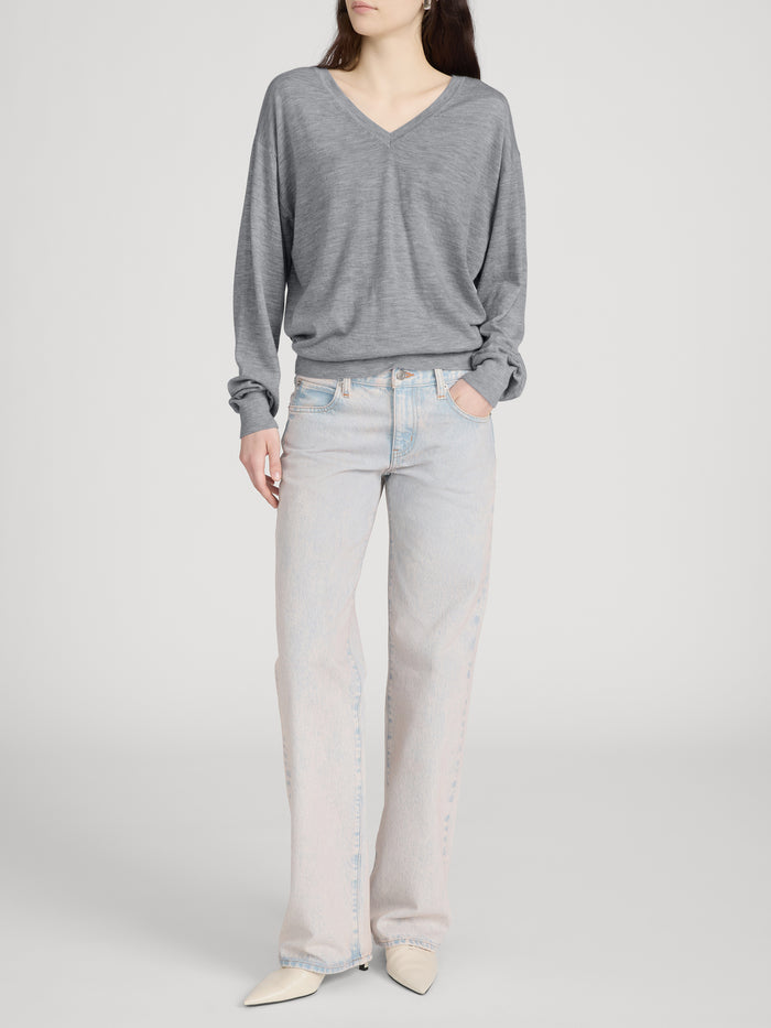 Jean on model Front