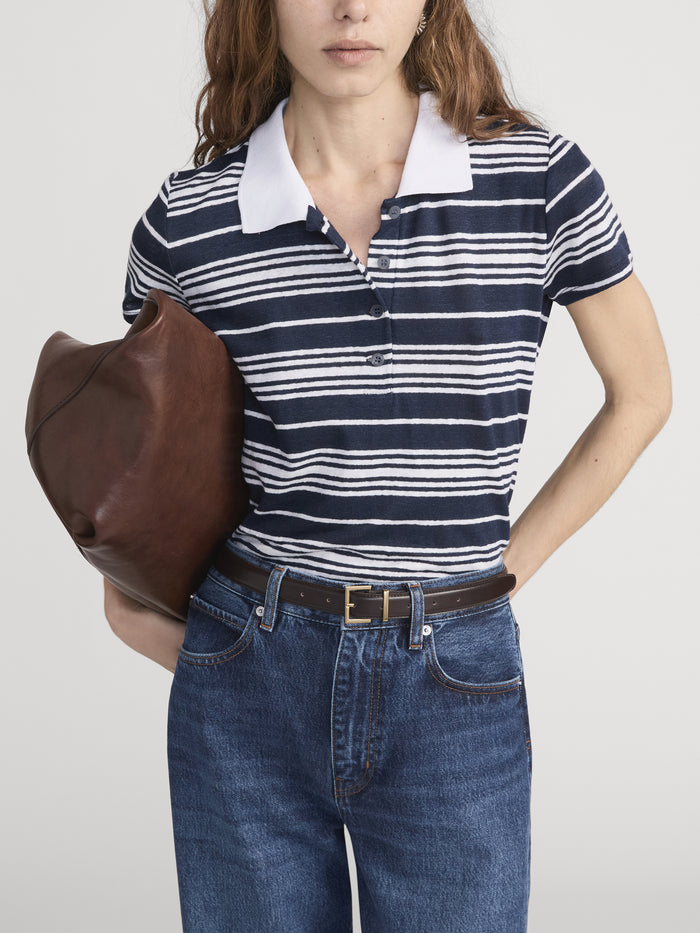 Polo On Model Crop