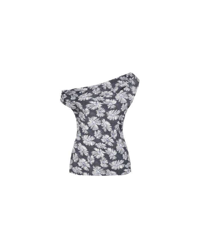 THEA TOP DENIM DAISY