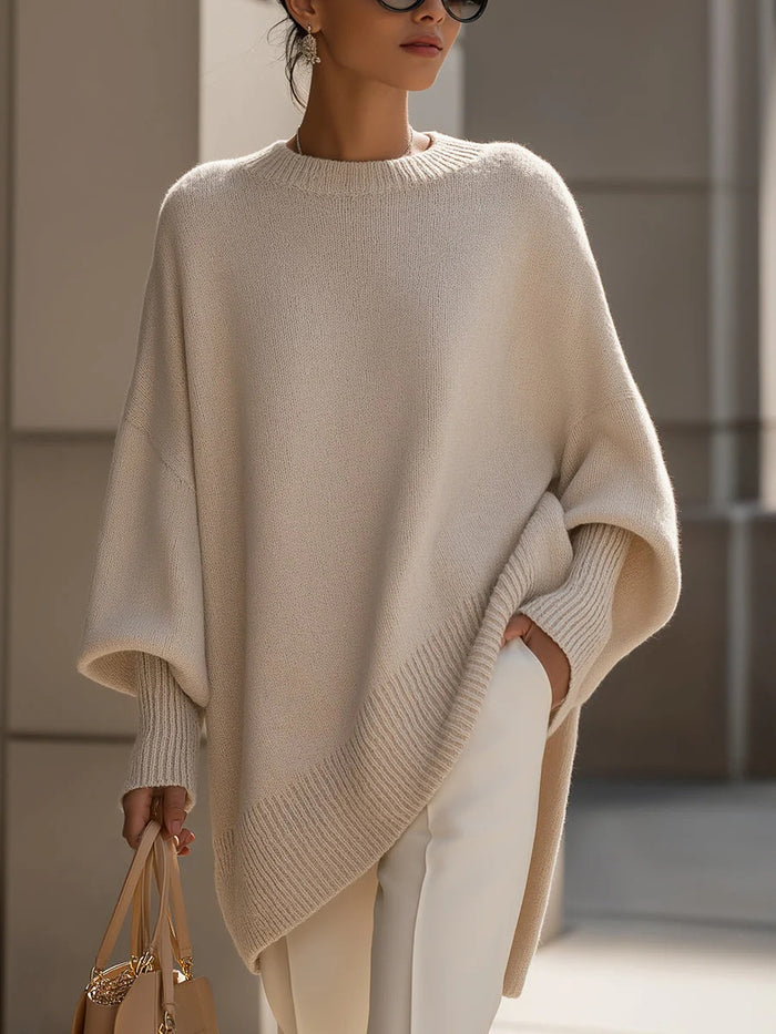 korean style knit sweater women oversized cozy aesthetic