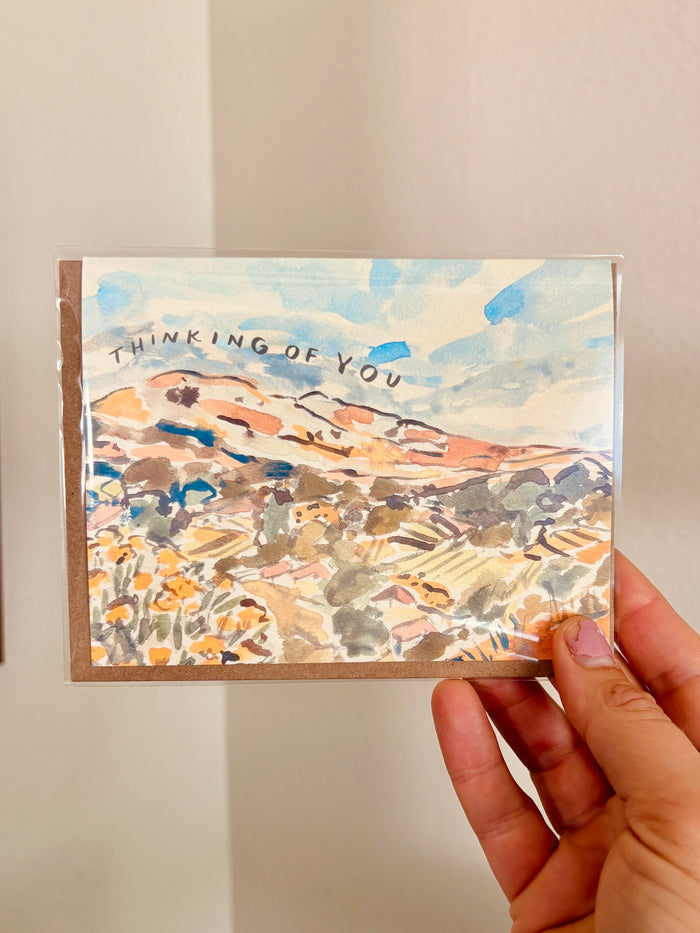 Thinking of You Mountain Landscape Card 2026