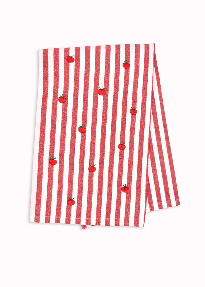 Tomato Tomahto Embroidered Tea Towel