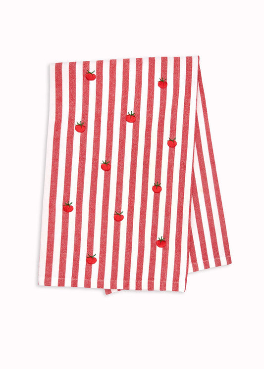 Tomato Tomahto Embroidered Tea Towel