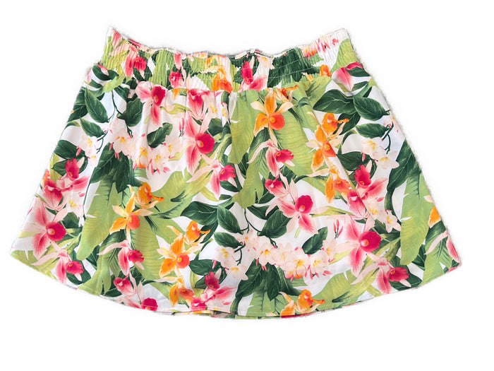 Tommy Bahama Everyday Active Tropical Floral Pull-On Skort Size L
