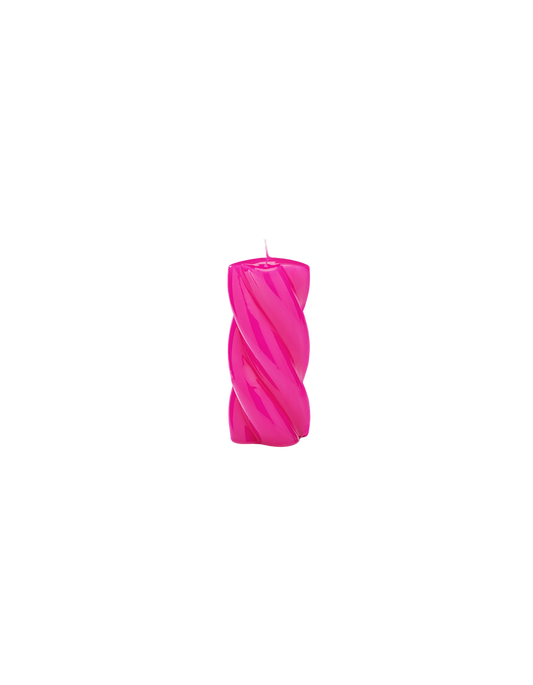 TWISTED CANDLE LONG HOT PINK