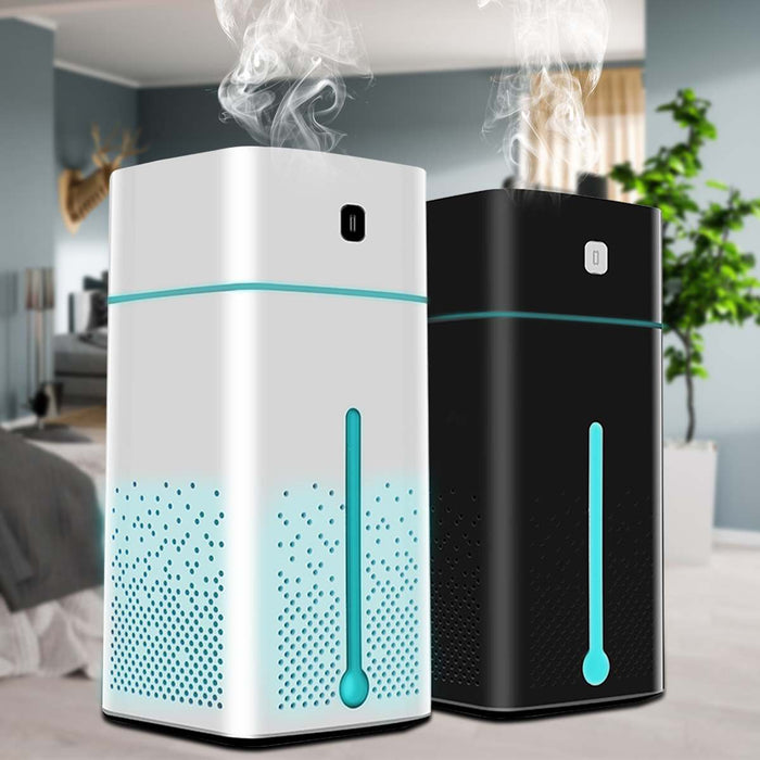 Air purifier humidifier essential oil diffuser compatible white ABS housing for aroma therapy and air refresh