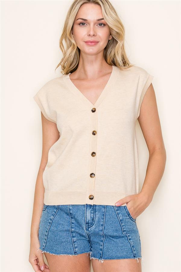 V-NECK SWEATER VEST