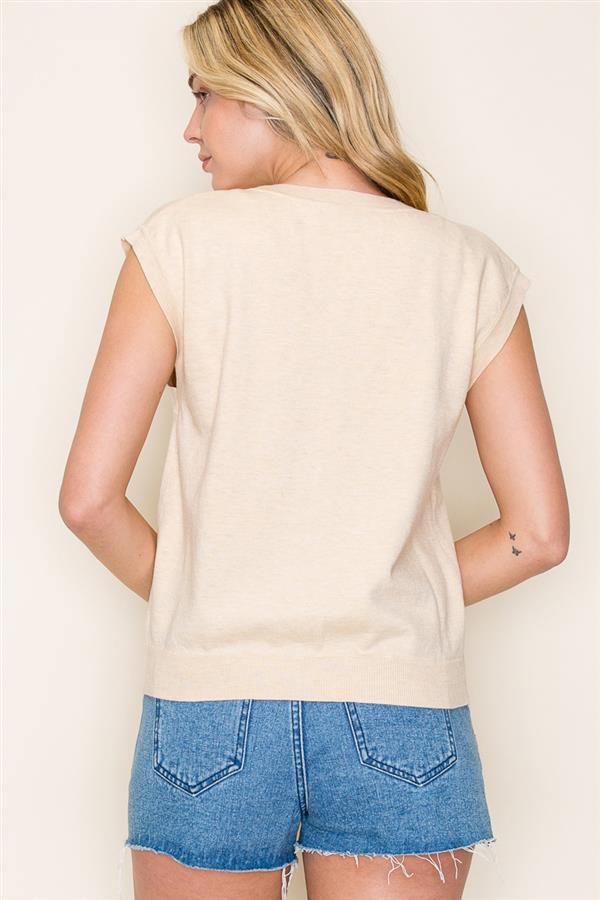 V-NECK SWEATER VEST