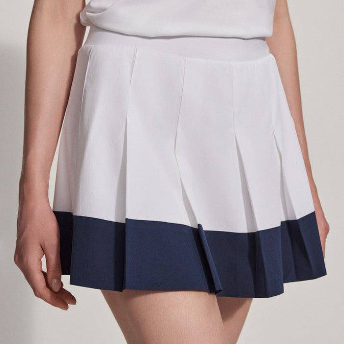 Varley Chase Skort - White/Navy