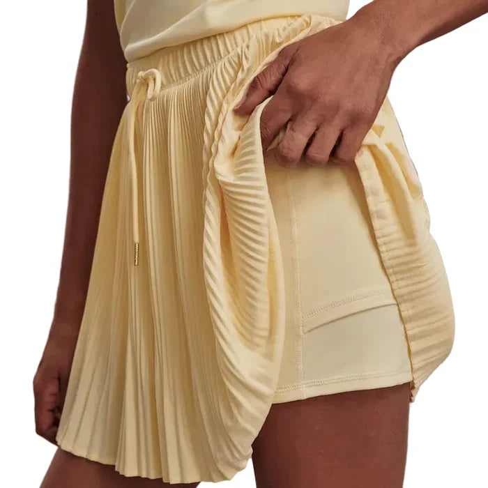 Varley Davina Hi Rise Skort - Anise Flower Yellow