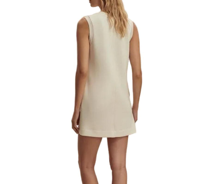 Varley Elba Tank Mini Dress - Pristine Ivory
