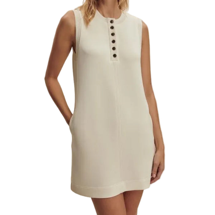 Varley Elba Tank Mini Dress - Pristine Ivory