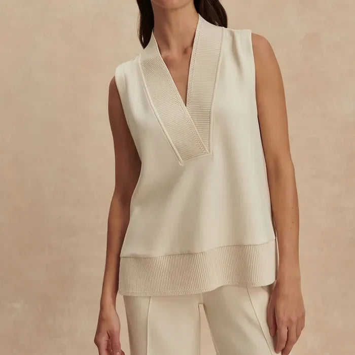 Varley Freida Tank - Pristine Ivory
