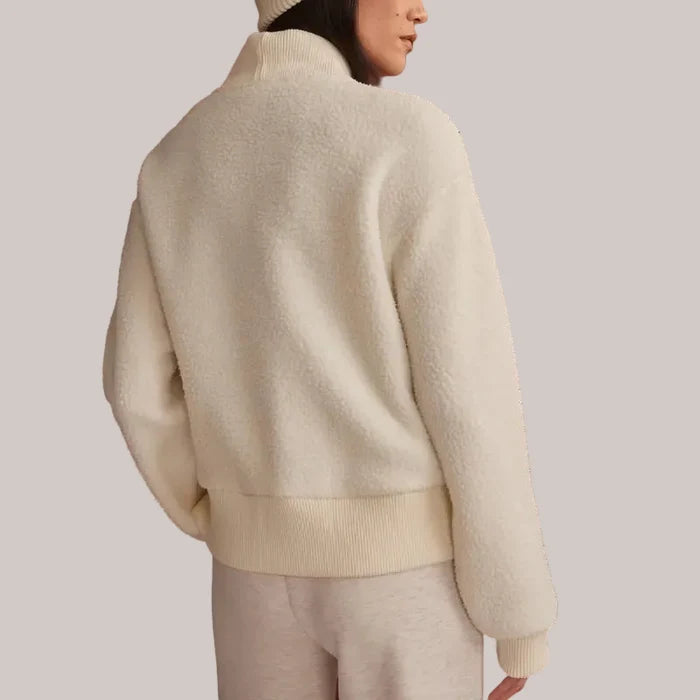 Varley Mumford Zip Fleece - Beige