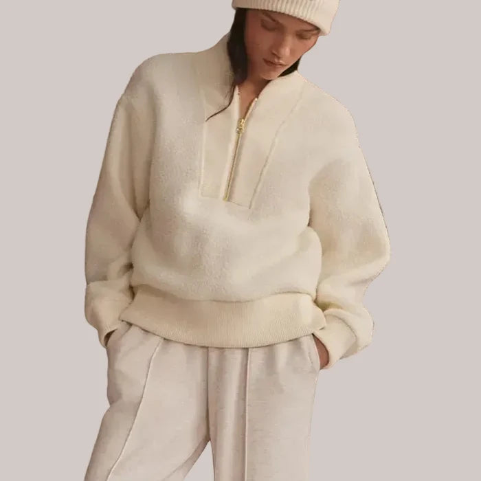 Varley Mumford Zip Fleece - Beige