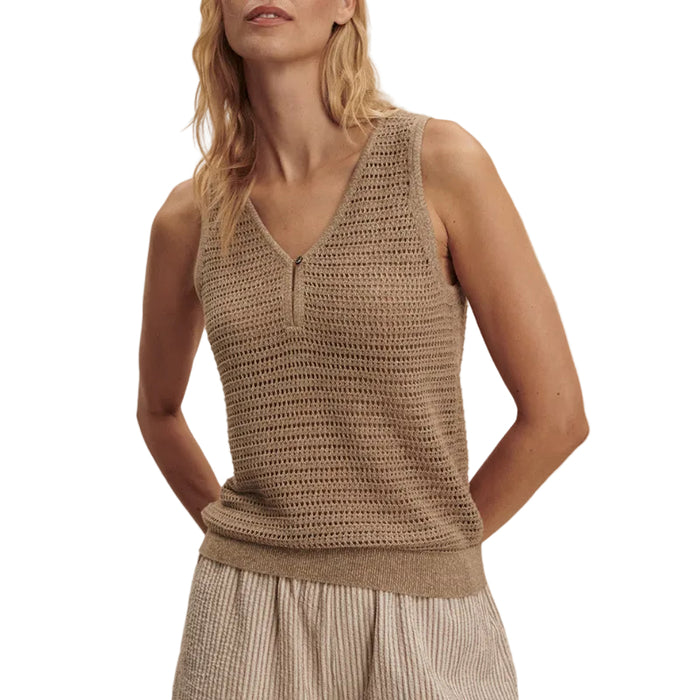 Varley Ramon Knit Tank - Sepia Twist
