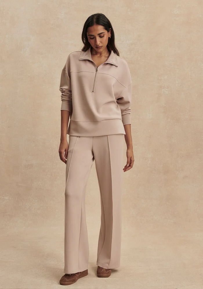 Varley The Wide Leg Pant 30" - Mushroom