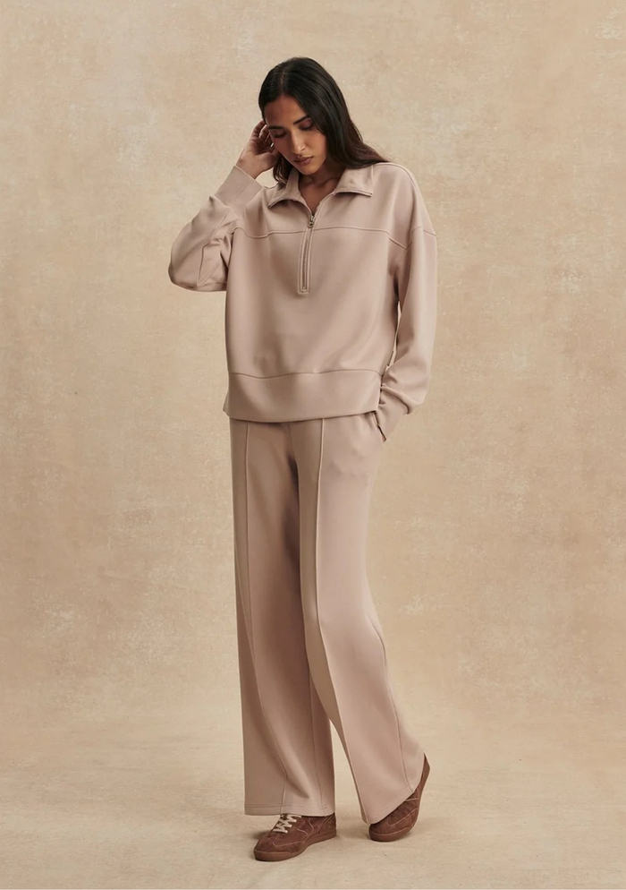 Varley The Wide Leg Pant 30" - Mushroom