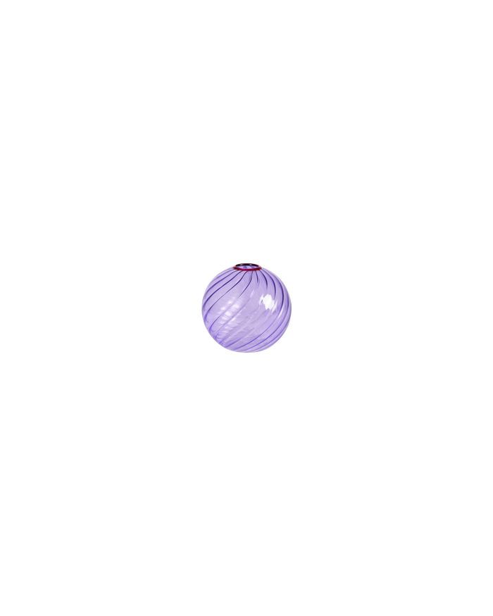 VASE SPIRAL PURPLE