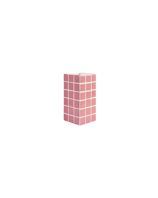 VASE TILE  PINK