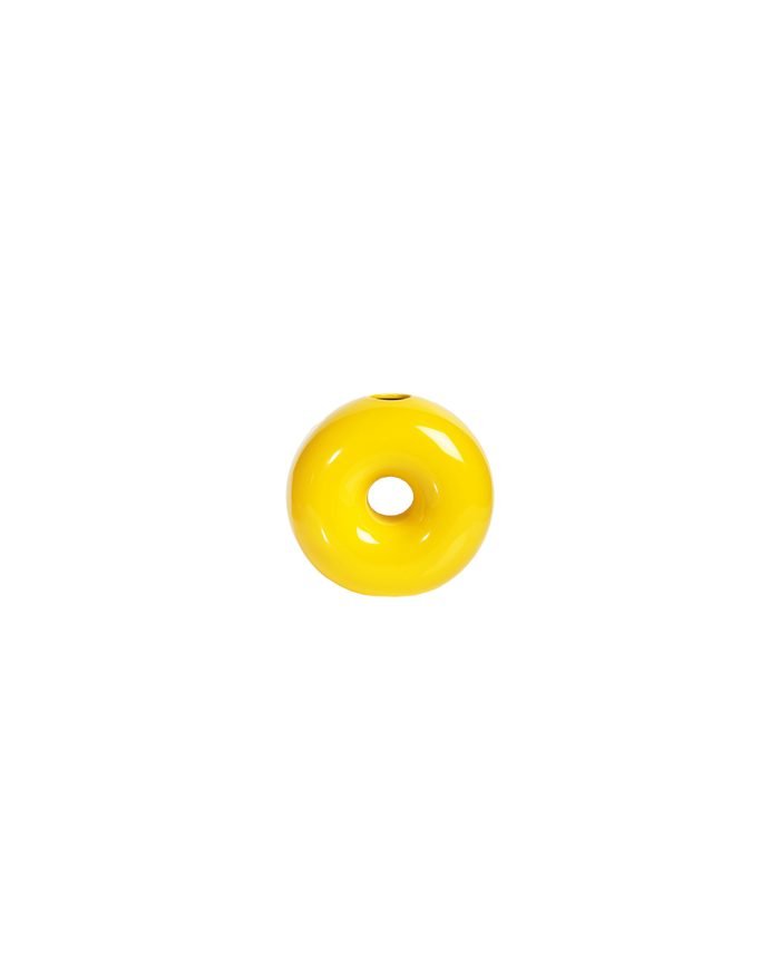 VASE TORUS YELLOW
