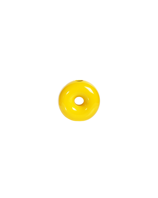 VASE TORUS YELLOW