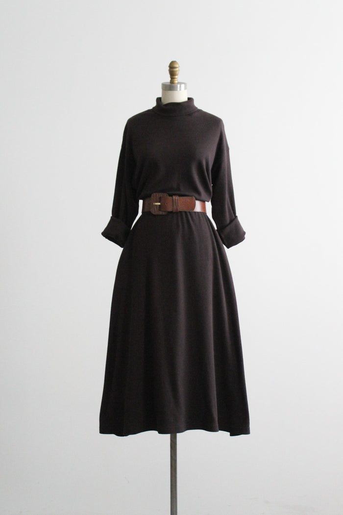whiskey brown wide leather belt