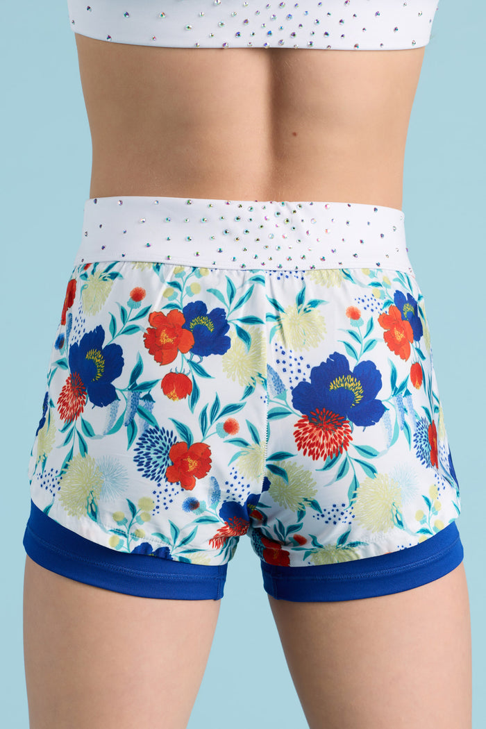 Wild Blossom Short in White