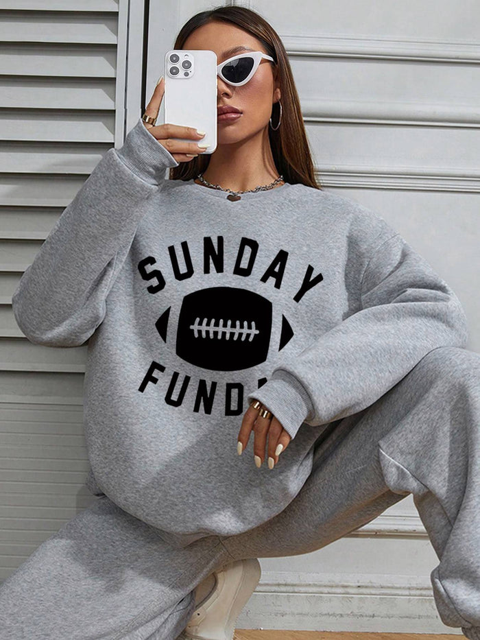 Women’s Crew Neck Sweatshirt relaxed drape natural light