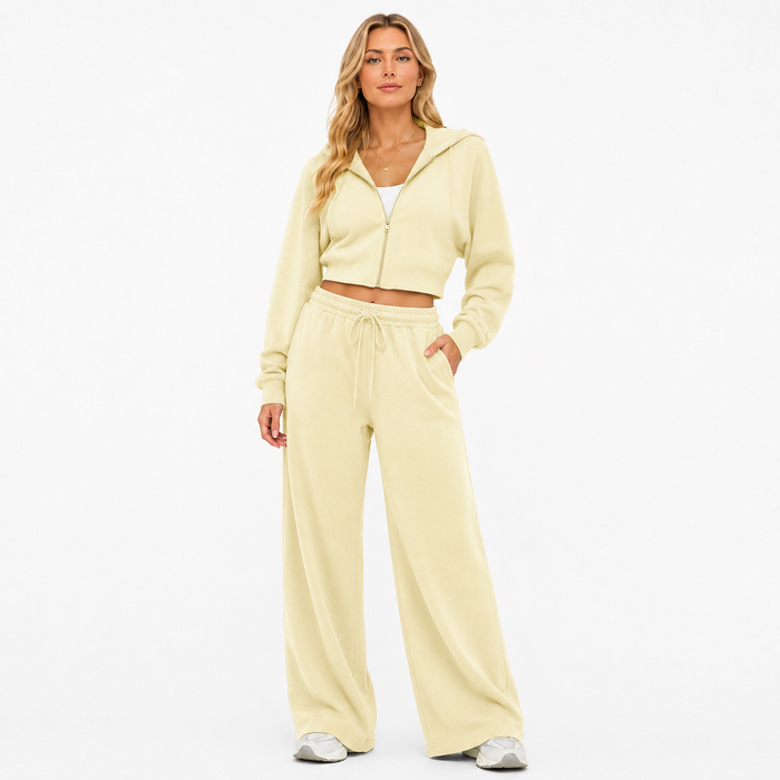 Women's Drawstring Waist Trousers – Casual Loose Fit
