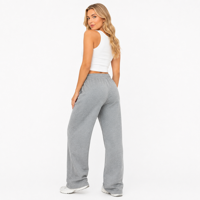 Women's Drawstring Waist Trousers – Casual Loose Fit