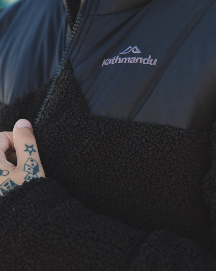 Women's Epiq Hybrid Fleece Jacket - Black Stingray