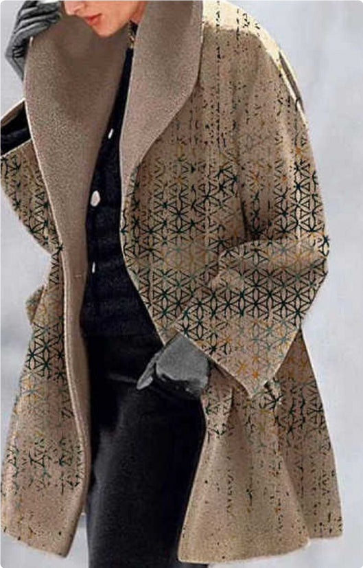 Beige - Micro Dot Print / M