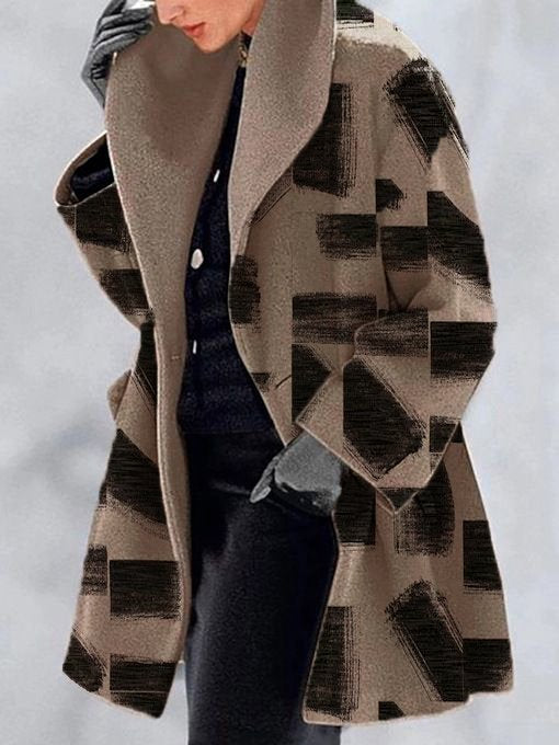 Beige Black - Cow Print / M