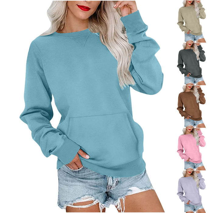 Polyester long sleeve top commuting champagne color folded sleeve casual arm movement