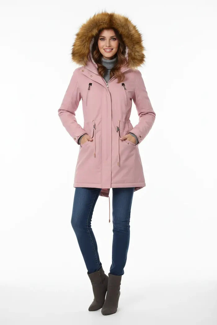 Women’s Cotton Padded Parka plus size fit extended sizing winter comfort styling