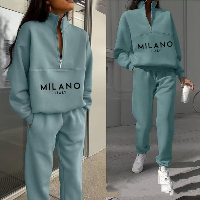 cotton blend hoodie set breathable fabric streetwear design
