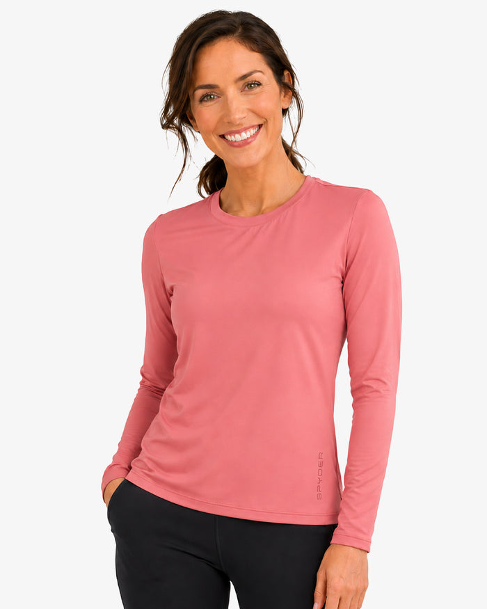 Women's Sunbeam Long Sleeve Tee - Shell Pink