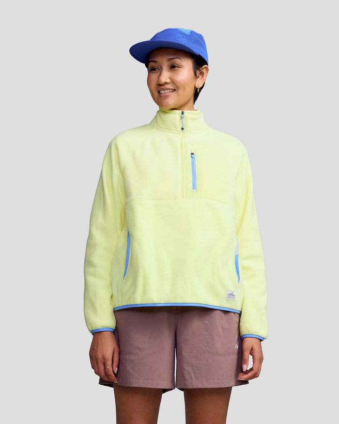 Women’s Trailhead Fleece Lightweight Pullover  -  Zing