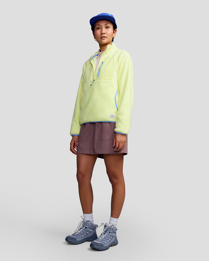 Women’s Trailhead Fleece Lightweight Pullover  -  Zing