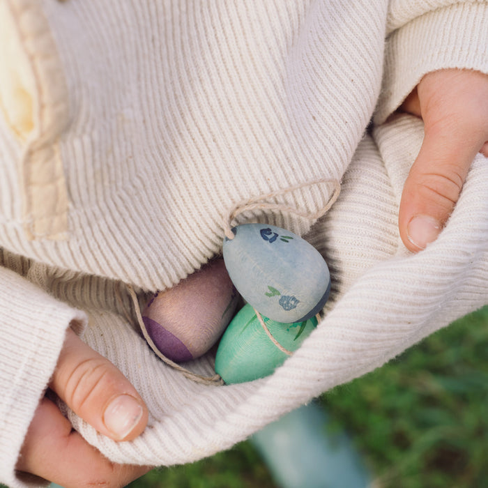Wooden Egg Decorations - Aurora