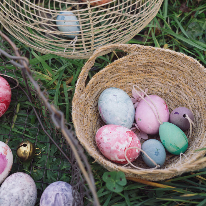 Wooden Egg Decorations - Aurora