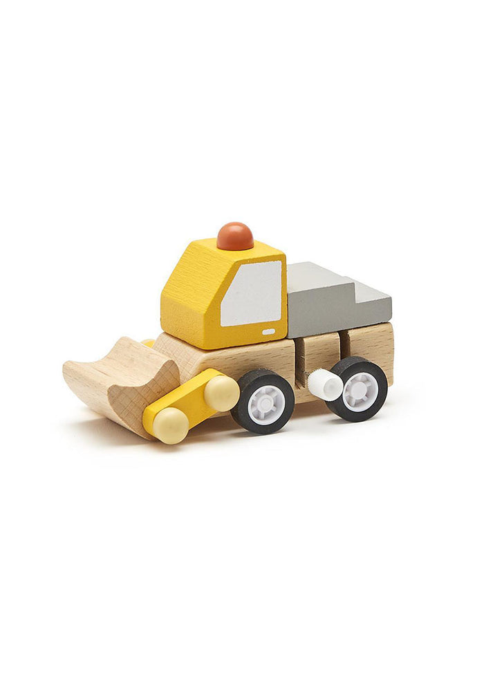 Wooden Wind-Up Vehicle Toy
