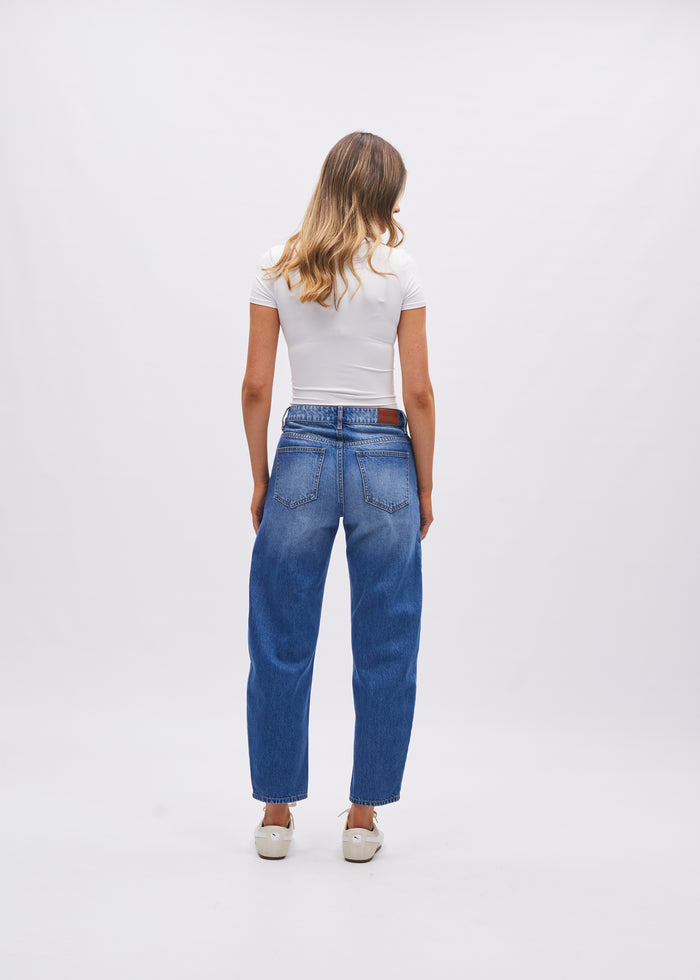 Yvette Barrel Fit Blue