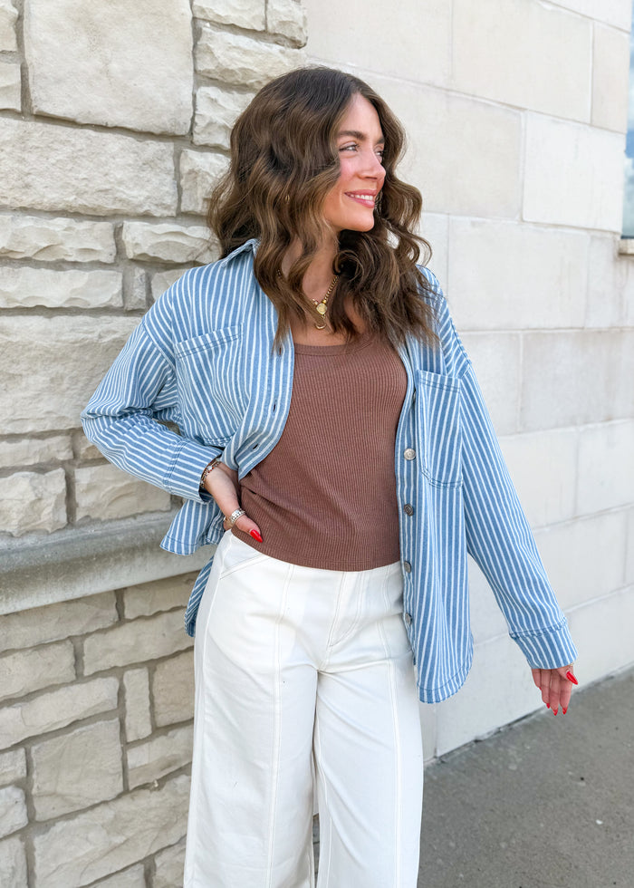 Z Supply All Day Knit Stripe Jacket